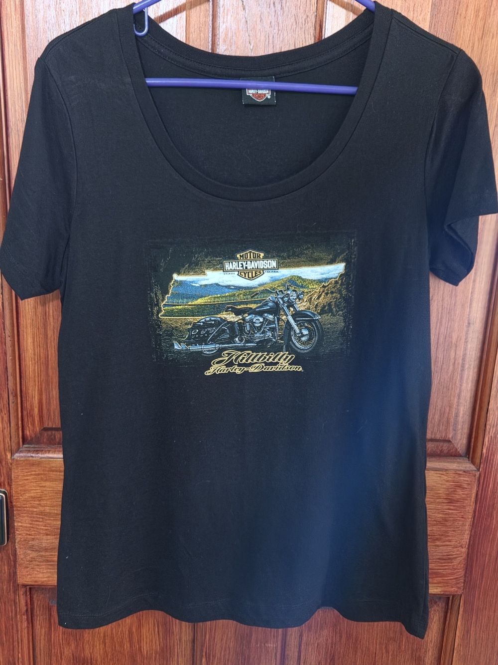 Harley-Davidson Womens Black Motorcycle Graphic Tee